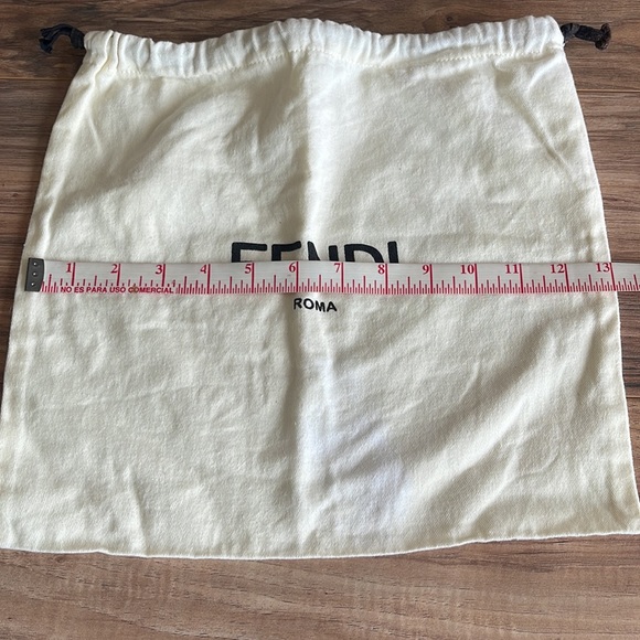 Pre-owned Fendi Cream Dust Bag - Picture 3 of 5